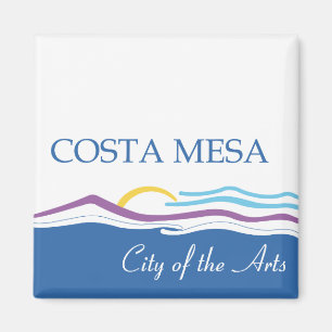 Aimant Drapeau de la ville de Costa Mesa