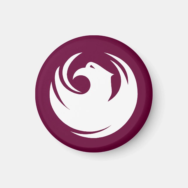 Aimant Drapeau de la ville de Phoenix Arizona (Devant)