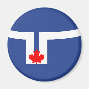 Aimant Drapeau de la ville de Toronto (Canada)