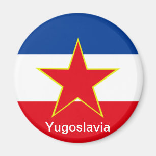 Aimant Drapeau de la Yougoslavie