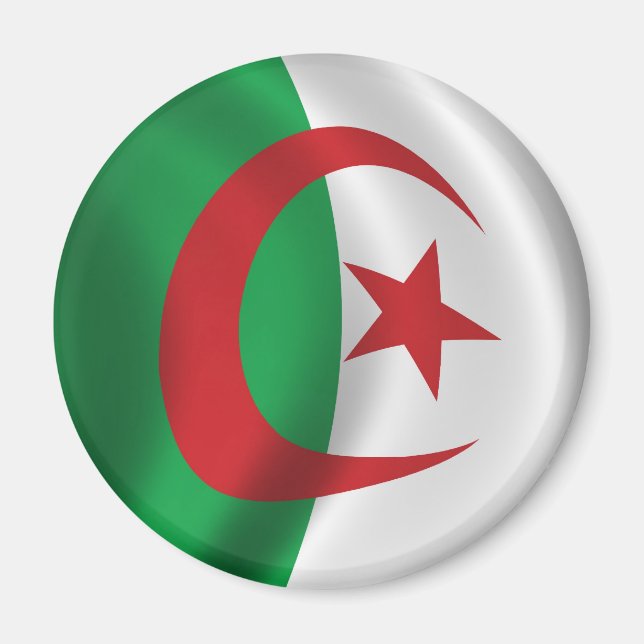 Aimant Drapeau de l'Algérie (Devant)