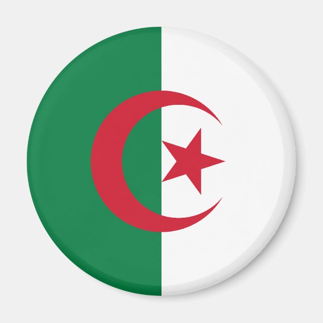 Aimant Drapeau de l'Algérie (Devant)