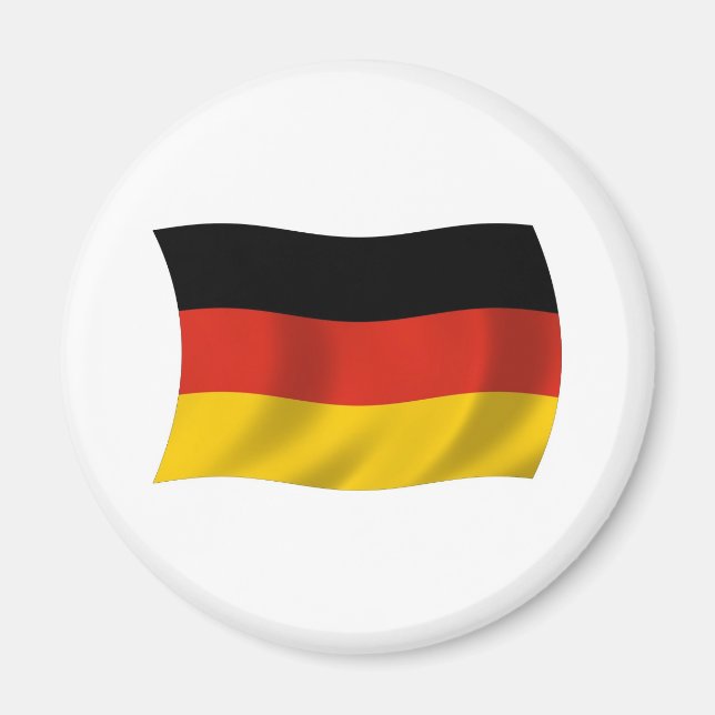 Aimant Drapeau de l'Allemagne (Devant)