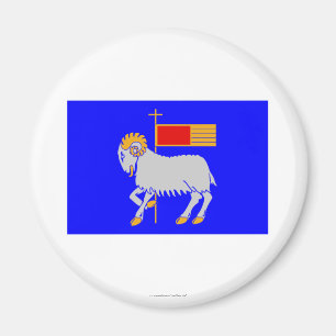 Aimant Drapeau de län de Gotlands