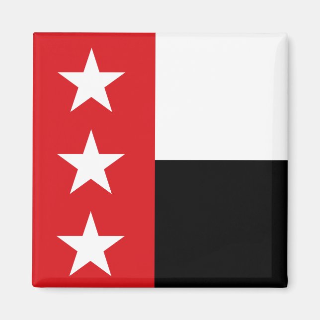 Aimant Drapeau de Laredo (Texas) (Devant)