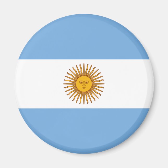 Aimant Drapeau de l'Argentine (Devant)