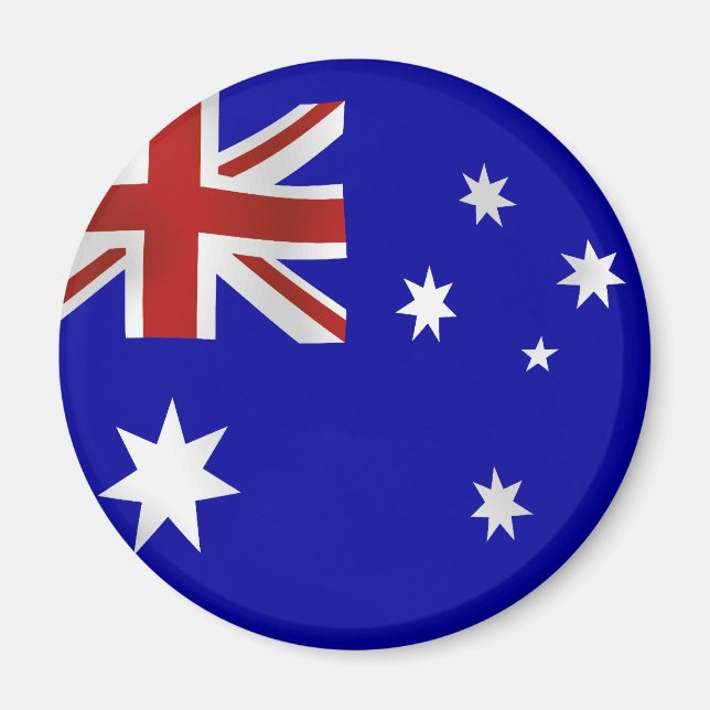 Aimant Drapeau de l'Australie (Devant)