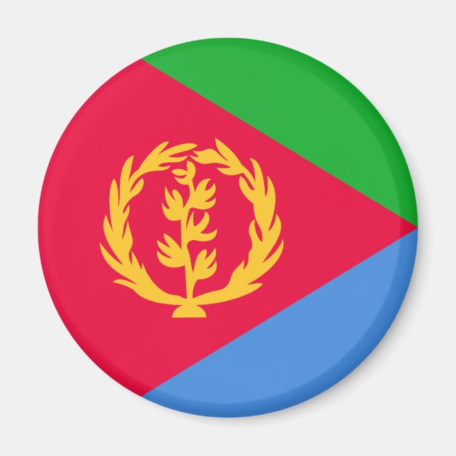 Aimant Drapeau de l'Érythrée (Devant)