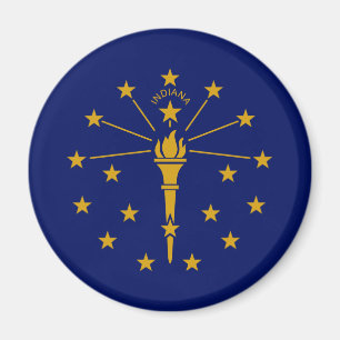 Aimant Drapeau de l'État de l'Indiana
