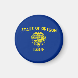 Aimant Drapeau de l'État de l'Oregon