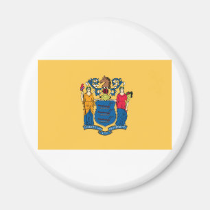 Aimant Drapeau de l'État du New Jersey