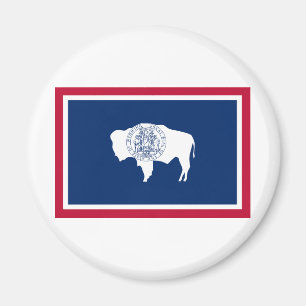 Aimant Drapeau de l'État du Wyoming