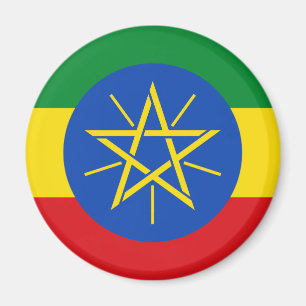 Aimant Drapeau de l'Ethiopie ET