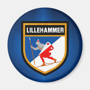 Aimant Drapeau de Lillehammer