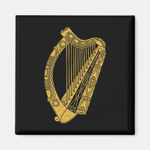 Aimant Drapeau de l'Irlande Harpe Drapeau symbole de la h