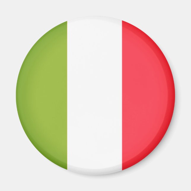 Aimant Drapeau de l'Italie (Devant)