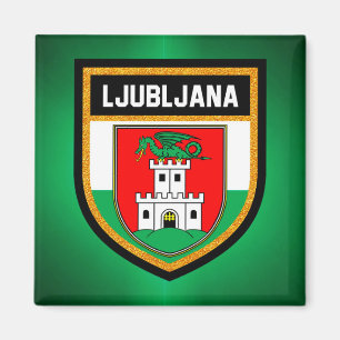 Aimant Drapeau de Ljubljana