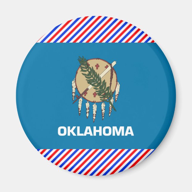 Aimant Drapeau de l'Oklahoma (Devant)