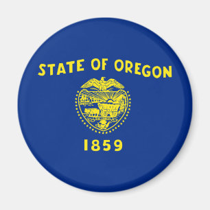 Aimant Drapeau de l'Oregon