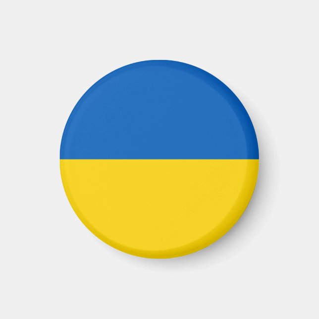 Aimant Drapeau de l'Ukraine (Devant)