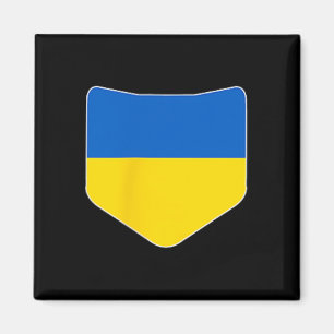 Aimant Drapeau de l'Ukraine avec poche de drapeau ukraini