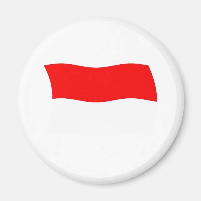 Aimant Drapeau de Monaco (Devant)