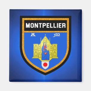 Aimant Drapeau de Montpellier