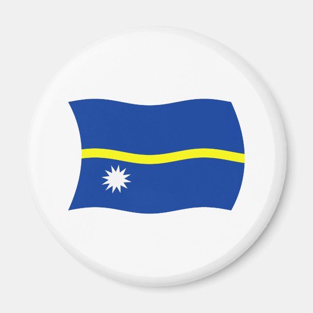 Aimant Drapeau de Nauru (Devant)