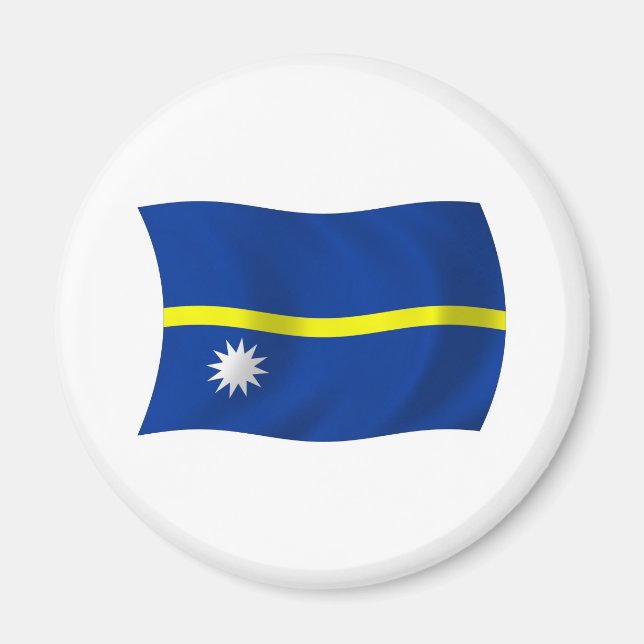 Aimant Drapeau de Nauru (Devant)