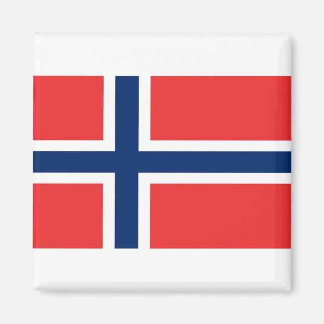 Aimant Drapeau de Norway (Devant)