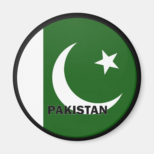 Aimant Drapeau de qualité Roundel Pakistan (Devant)
