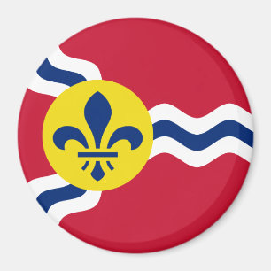 Aimant Drapeau de Saint-Louis, Missouri,