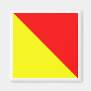 Aimant Drapeau de signalisation maritime international OS