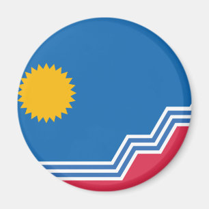 Aimant Drapeau de Sioux Falls, Dakota du Sud
