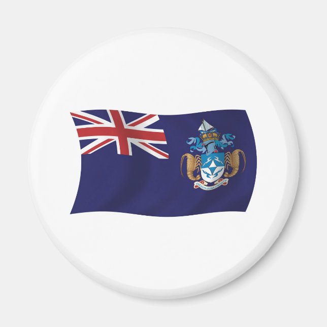 Aimant Drapeau de Tristan da Cunha (Devant)