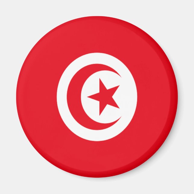 Aimant Drapeau de Tunisie (Devant)