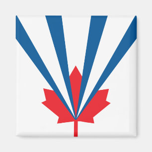 Aimant Drapeau de Vaughan (Ontario, Canada)