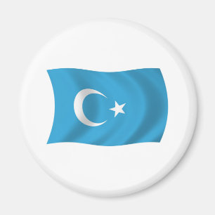 Aimant Drapeau de Xinjiang Ouïghour
