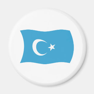 Aimant Drapeau de Xinjiang Ouïghour