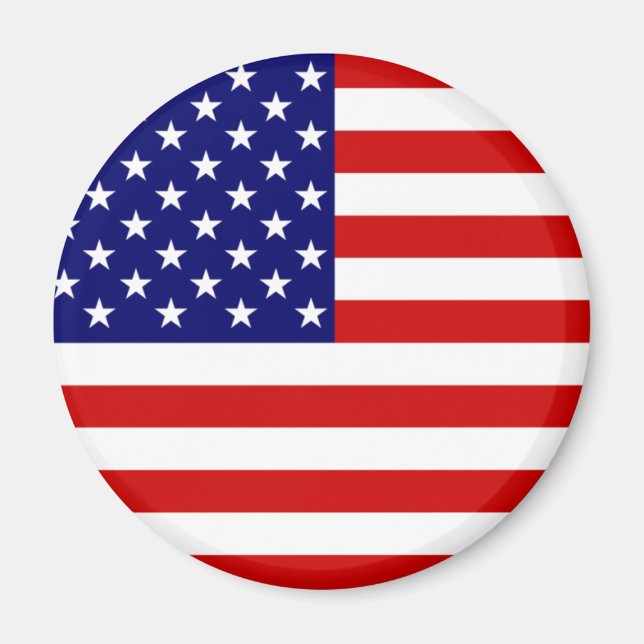 Aimant Drapeau des États-Unis (Devant)
