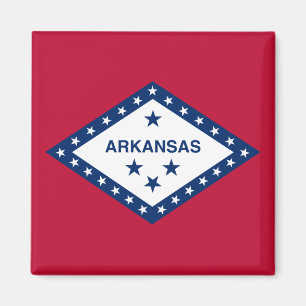 Aimant Drapeau d'État de l'Arkansas