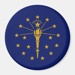 Aimant Drapeau d'État de l'Indiana