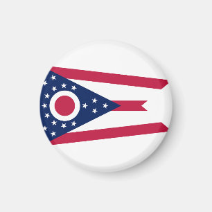Aimant Drapeau d'État de l'Ohio USA