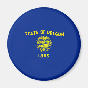 Aimant Drapeau d'État de l'Oregon