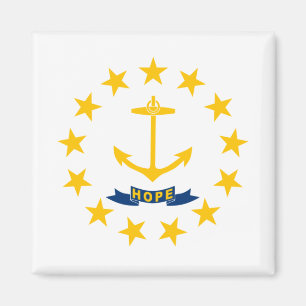 Aimant Drapeau d'État de Rhode Island