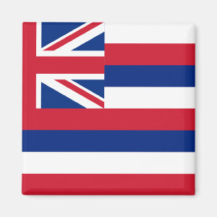 Aimant Drapeau d'état d'Hawaï
