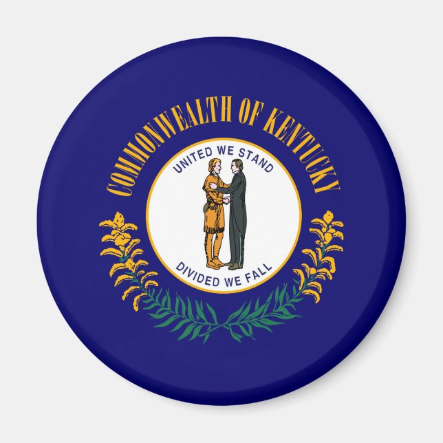 Aimant Drapeau d'État du Kentucky (Devant)