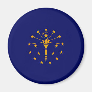 Aimant Drapeau d'état Indiana