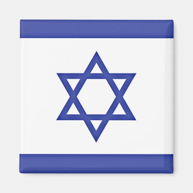 Aimant Drapeau d'Israël (Devant)