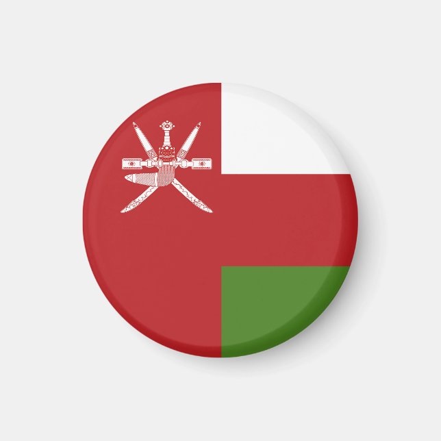 Aimant Drapeau d'Oman (Devant)